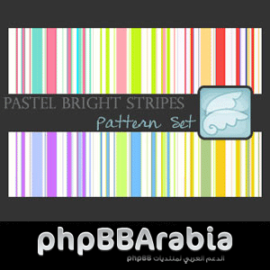 باترينز فوتوشوب – PastelBrightStripes